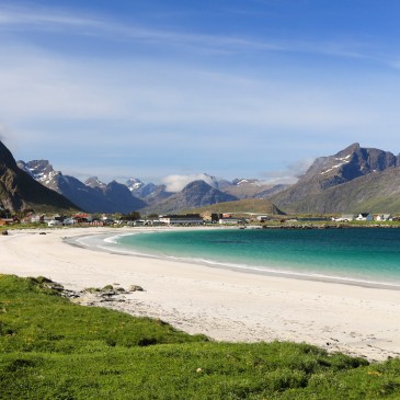 Blick auf Ramberg, Lofoten